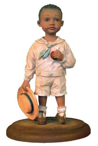 Nate Emma Jane's Babies Ebony Black Child Figurine - United Treasures Last One