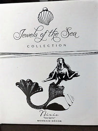 Nixie Porcelain and Metal Mermaid Figurine Jewels of the Sea Collection Decor