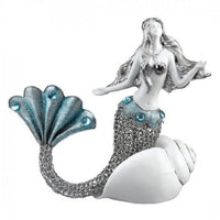 Nixie Porcelain and Metal Mermaid Figurine Jewels of the Sea Collection Decor