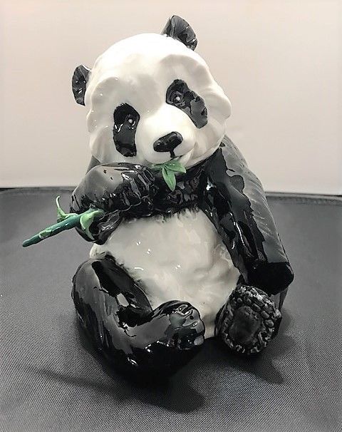 Panda Bear Fine Porcelain Collectible Statue - SCR