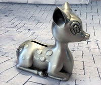 Pewter Deer Money Bank Piggy Bank - Leeber