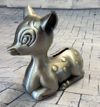 Pewter Deer Money Bank Piggy Bank - Leeber