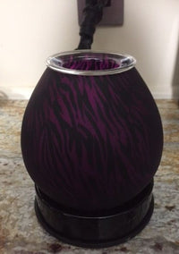 Pink Zebra Touch Lamp Burner Warmer Soy &amp; Oils Fragrance / Oil Burner OA-347