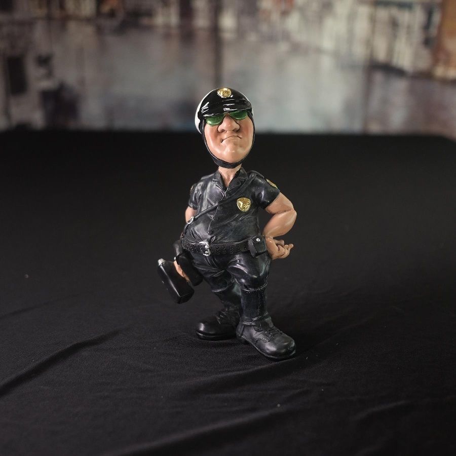 Policeman  Character - GRUMPY JON FIGURINE - 16-535 - LB