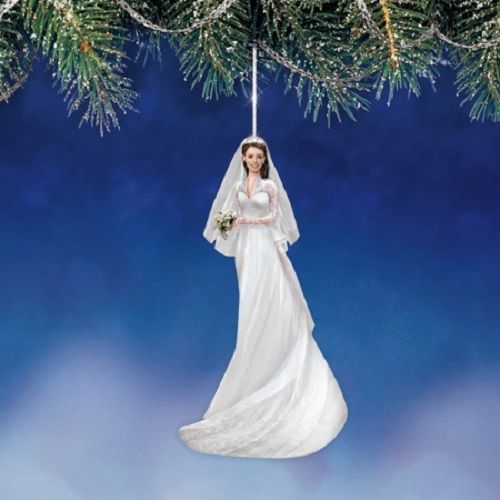 Princess Catherine  Bride Ornament Lady Figurine Bradford Exchange