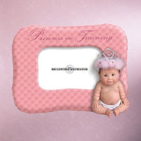 Princess in Training Baby Girl with Tiara Picture 4 x 6 Frame Bradford Exchange