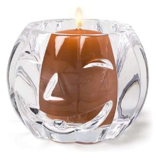 Pumpkin Votive / Tealight Candle Holder - Free Soy Tealight - AB