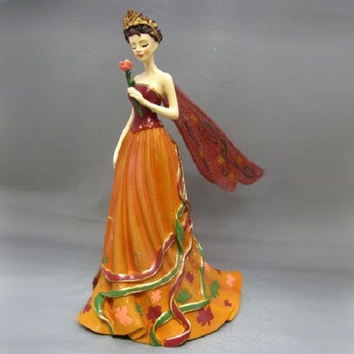 Queen of the Autumn Equinox Fairy  Lady Figurine Bradford Exchange