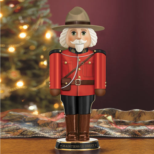 RCMP Nutcracker Statue / Figurine Christmas Bradford Exchange