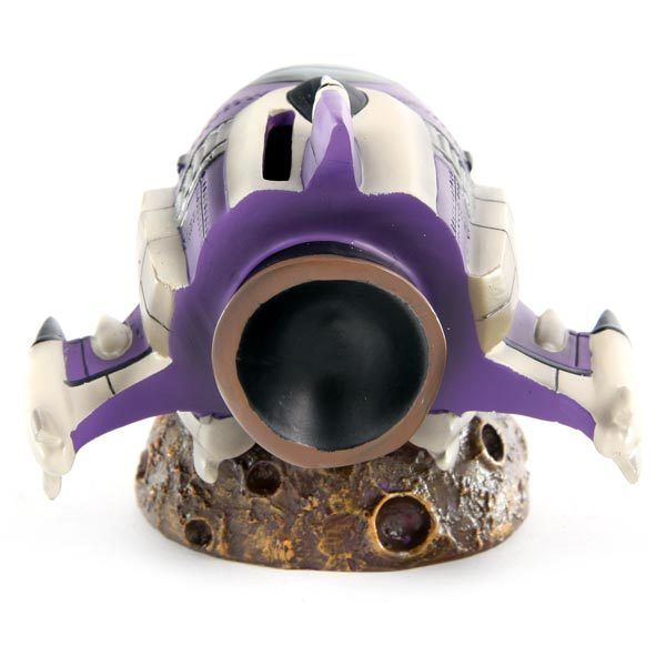 Retro Rocket Money Box Purple Spaceship  - Piggy Bank