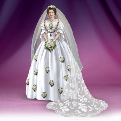 Royal Wedding Queen Victoria Bride Figurine  Bradford Exchange