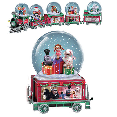 Rudolph The Red Nosed Reindeer  Water / Snow Globe Dome Train # 4 Only