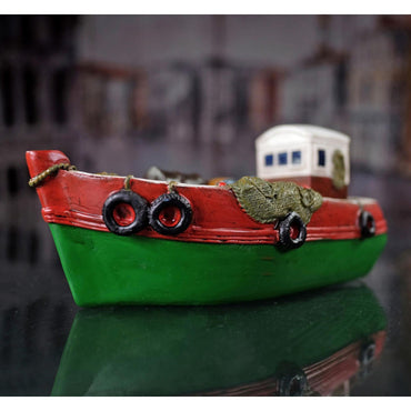 Sail Boat Money Bank Resin 7 x 3 inches 14-231 - Piggy Bank - LB