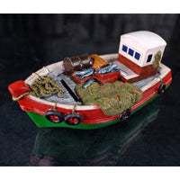 Sail Boat Money Bank Resin 7 x 3 inches 14-231 - Piggy Bank - LB