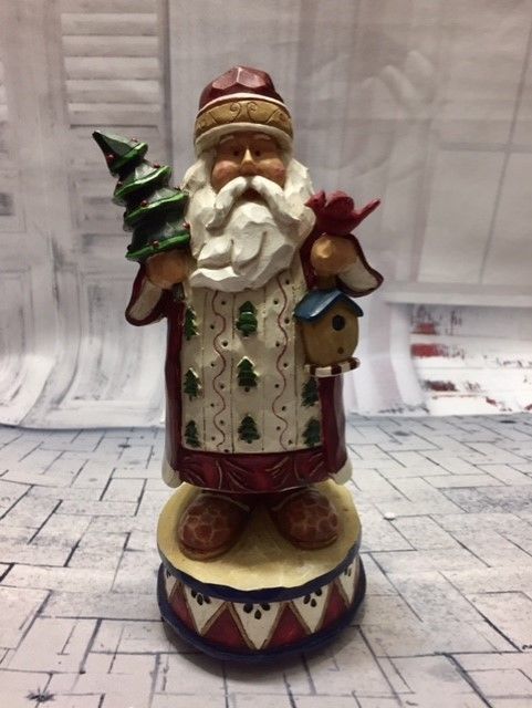 Santa Claus Christmas Figurine Musical - San Francisco Music Box