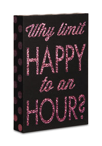 Set of 4 Wine and Friends Wall Plaque s - Cocktails - Fabulous Hiccup Girls