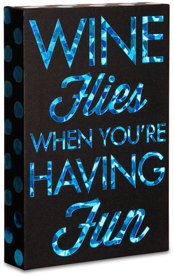 Set of 4 Wine and Friends Wall Plaque s - Cocktails - Fabulous Hiccup Girls