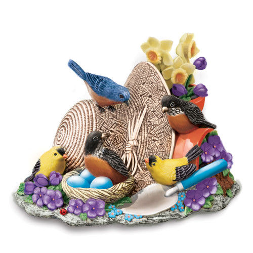 Spring Arrival Figurine Decoration Bird Nature s Songbook Bradford Exchange