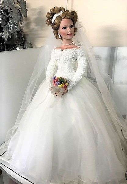 Spring Promise Bride Porcelain Ashton Drake Doll