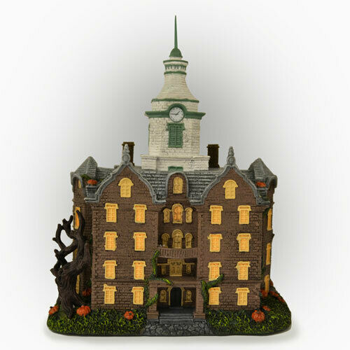 TRANS ALLEGHENY ASYLUM America s Most Haunted Village Resin House Figurine Light