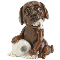 Trufflle the Chocolate Lab Dog Little Paws Collectible Dog Figurine