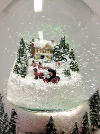 Victorian Village Thomas Kinkade Water Globe Snowdome Musical