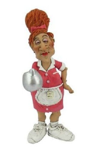 Waitress Character - GRUMPY JON FIGURINE - 16-440 - LB