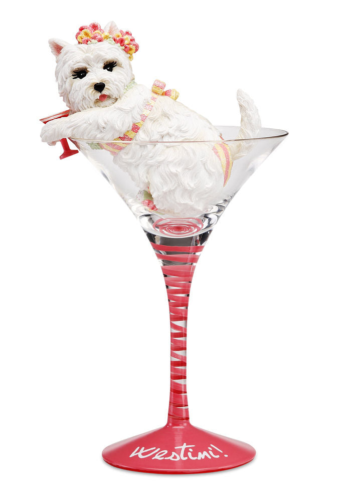 Westini - Hiccup Girls and Animals in Cocktail Glasses - Calico Cat