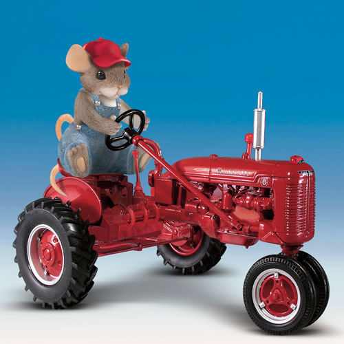 You Make Life So Much Cooler Mouse Charming Tails Tractor Figurine Farmall