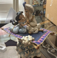 Disney Traditions Aladdin & Jasmine “A Whole New World” Musical Figurine – Jim Shore – Store Display