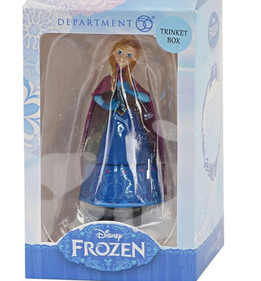 Department 56 Disney Princess Anna Trinket Box Frozen Figurine