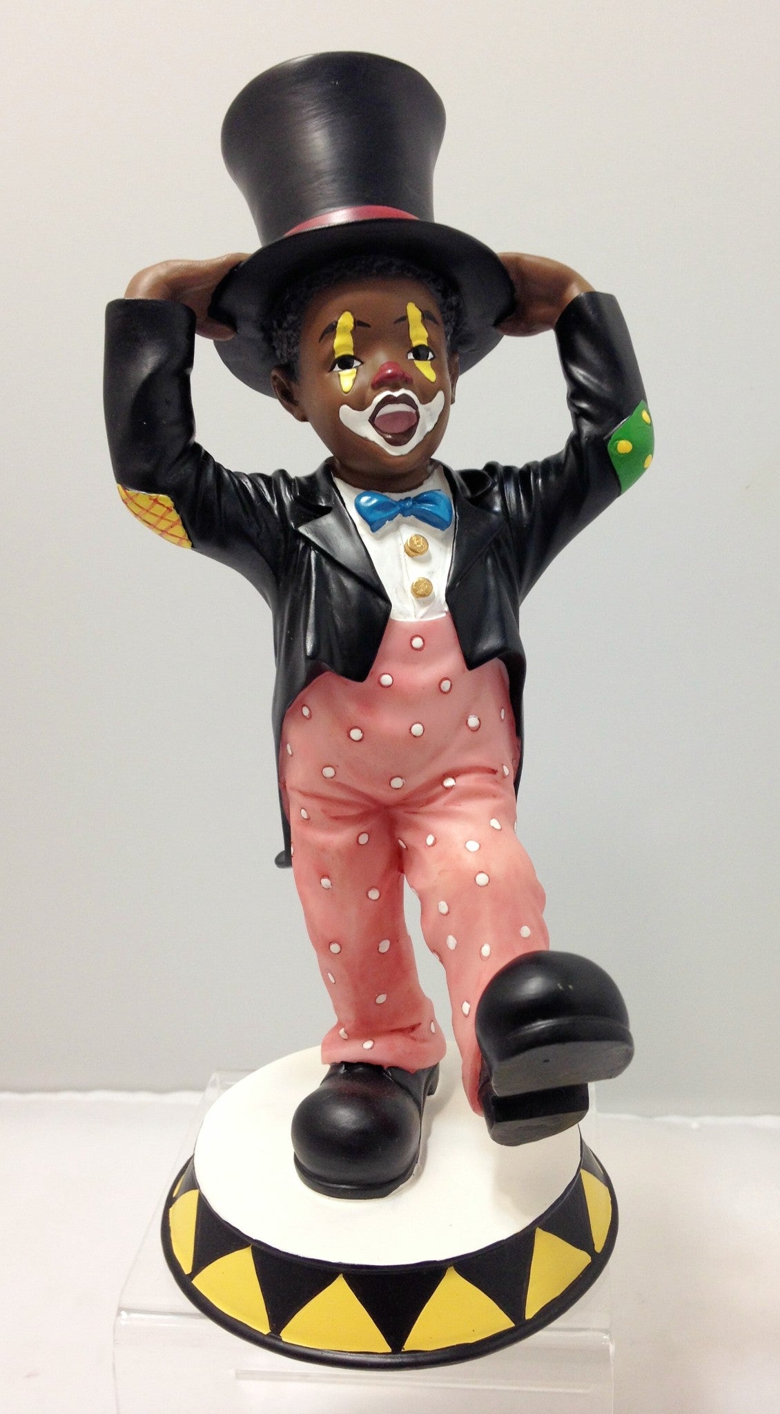 Ebony Treasures – Clown Boy Figurine Display Model