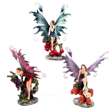 Legends of Avalon Fairy Figurine FYP 13 Fairy Sitting on Cherries Last One Boxed