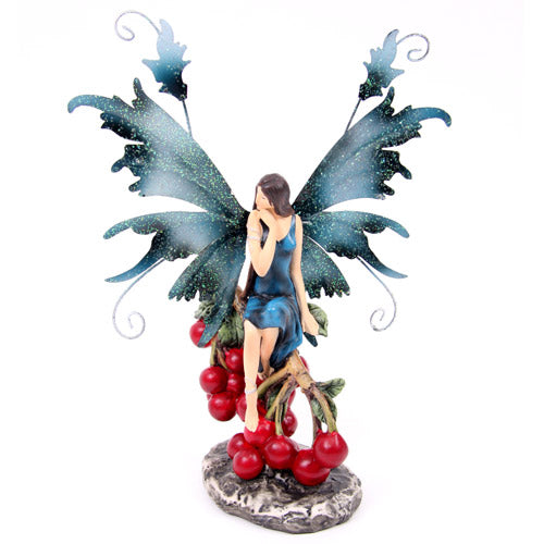 Legends of Avalon Fairy Figurine FYP 13 Fairy Sitting on Cherries Last One Boxed