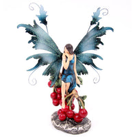 Legends of Avalon Fairy Figurine FYP 13 Fairy Sitting on Cherries Last One Boxed