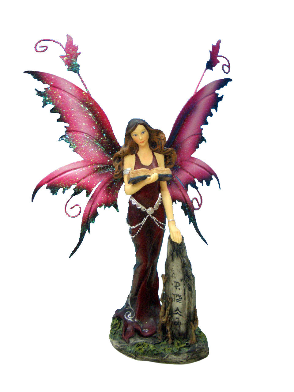 Legends of Avalon Fairy Figurine FYP 56 Red Fairy Reading Book