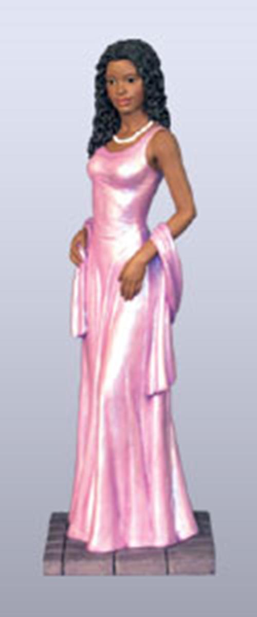 United Treasures Glamour Girl Purple / Lilac Display Model No Original Box