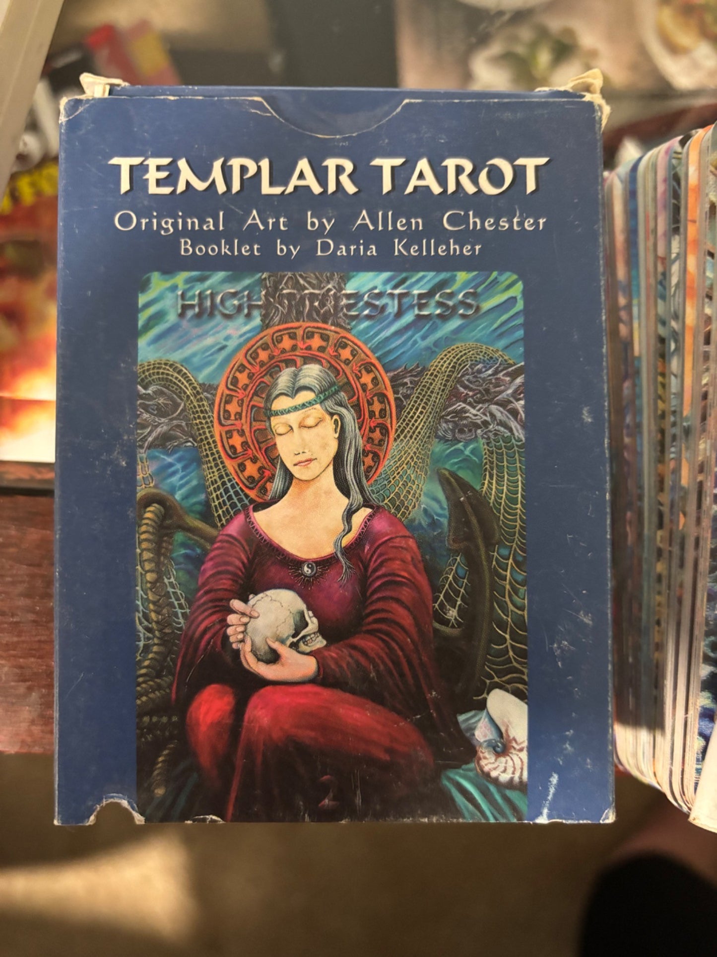 ✨ Rare Templar Tarot Deck by Allen Chester & Daria Kelleher (2001) – Vintage