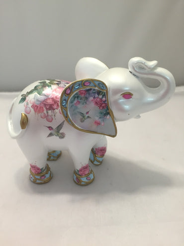 Majestic Beauty Len Liu Elephant Figurine / Statue Bradford Exchange