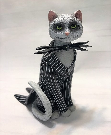 Disney Nightmare Before Christmas Purr-fectly Jack Cat Figurine