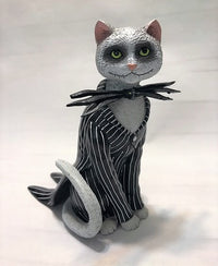 Disney Nightmare Before Christmas Purr-fectly Jack Cat Figurine