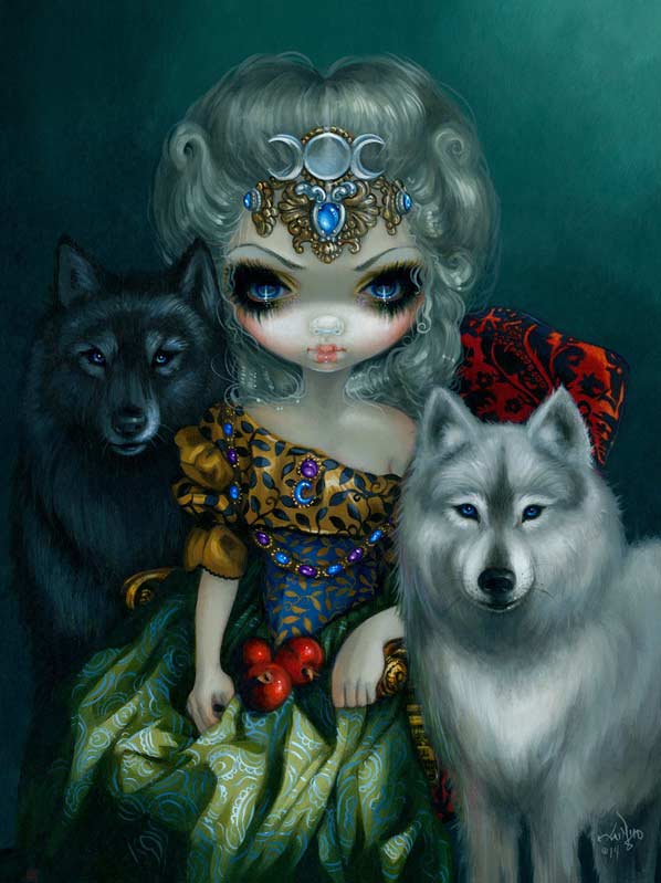 Loup-Garou: La Grande Prêtresse Trinket Box Jasmine Becket-Griffith RETIRED