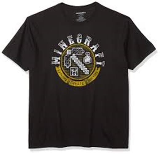 Minecraft XL Black T Shirt