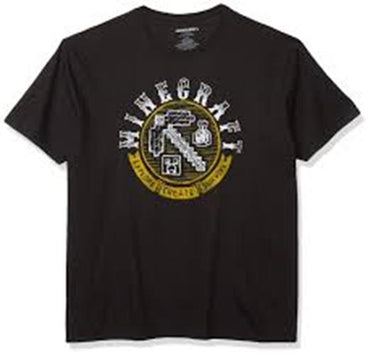Minecraft XL Black T Shirt