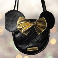 Minnie Mouse Black and Gold Tote / Purse