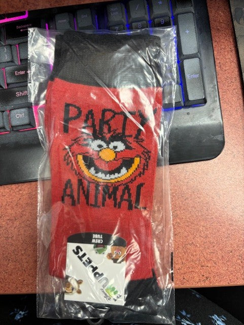 The Muppets "Party Animal" crew socks