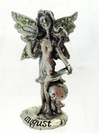 Set of 12 Months Pewter Birthstone Fairy Figurine