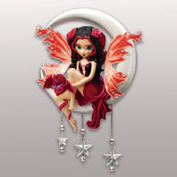 Ruby Fairy Dragonling Wall Art Figurine Collection Jasmine Becket Griffith