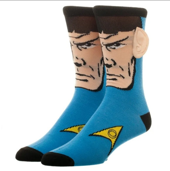 Star Trek Spock Crew Socks size 10-13