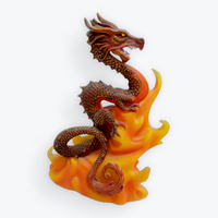 Asian Fire Dragon From the Bradford Exchange  Display Model No Original Box
